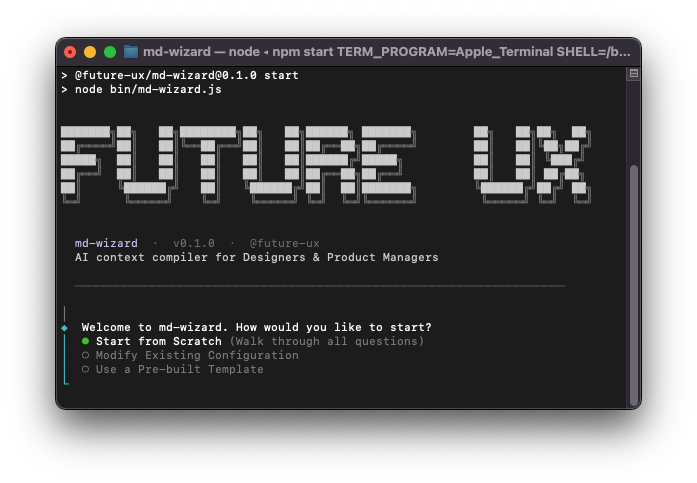 md-wizard CLI