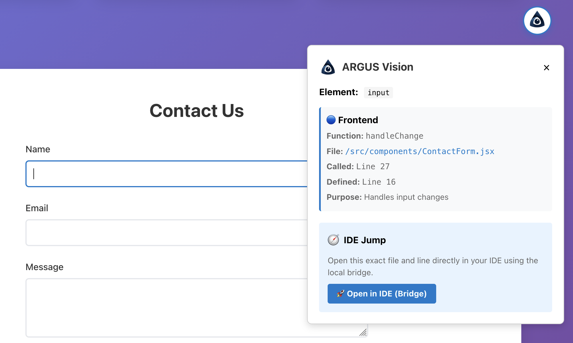 Argus Vision Inspector