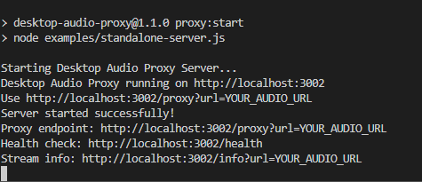 Proxy Server Status