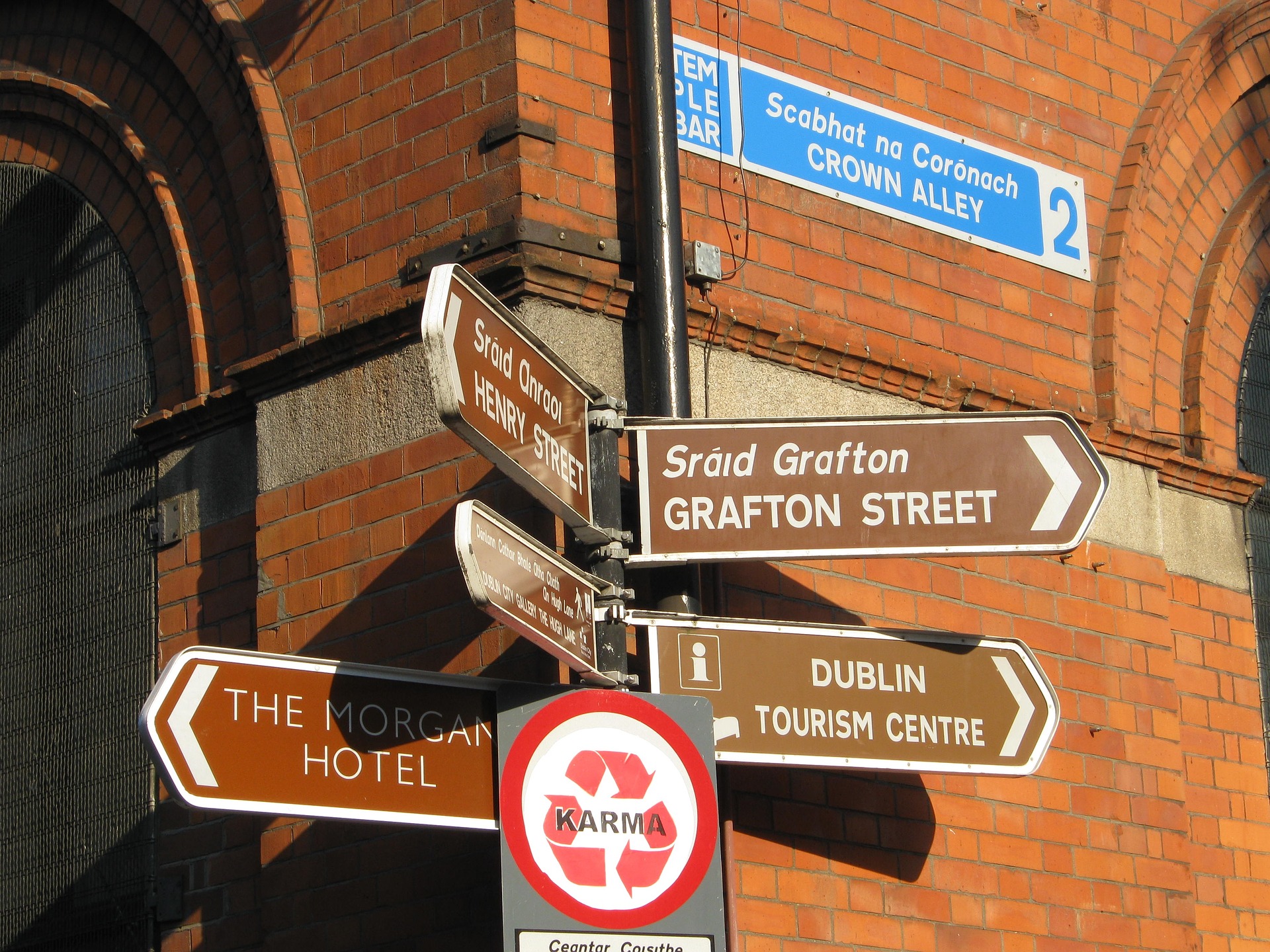 Dublin road signs