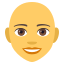 /png/64/1f469-1f9b2.png