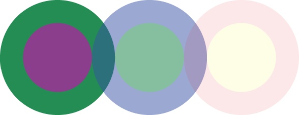 Semiopaque circles