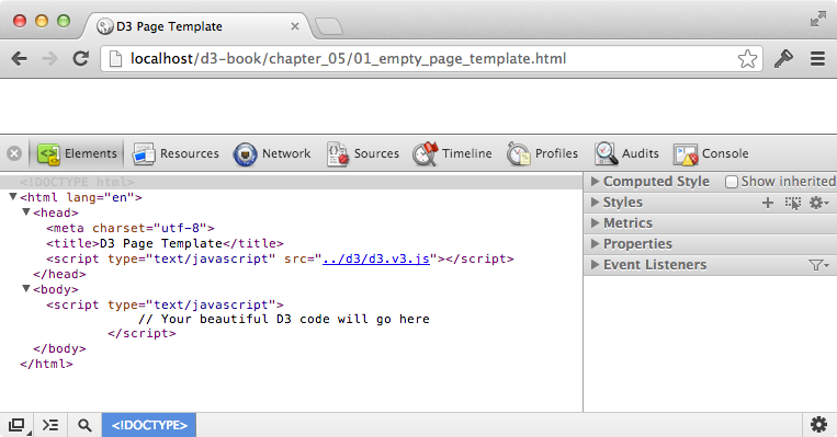 Web inspector