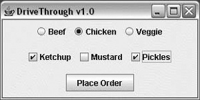 The DriveThrough application