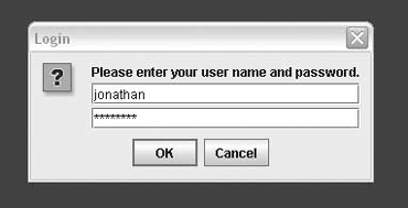 Using a JPasswordField in a dialog