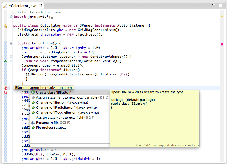 Autocorrection in Eclipse
