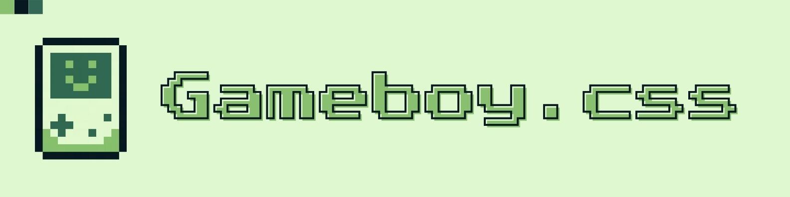 Gameboy.css Banner