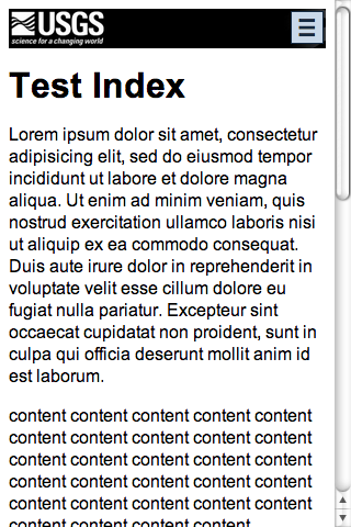 image of collapsed header