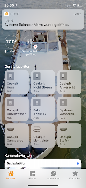 Signak K in Home App