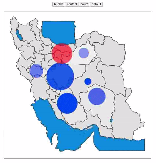 Iran Map Vue
