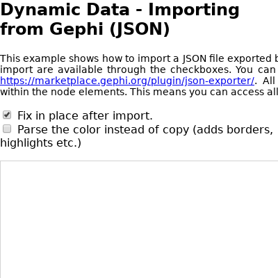 Importing from Gephi (JSON)