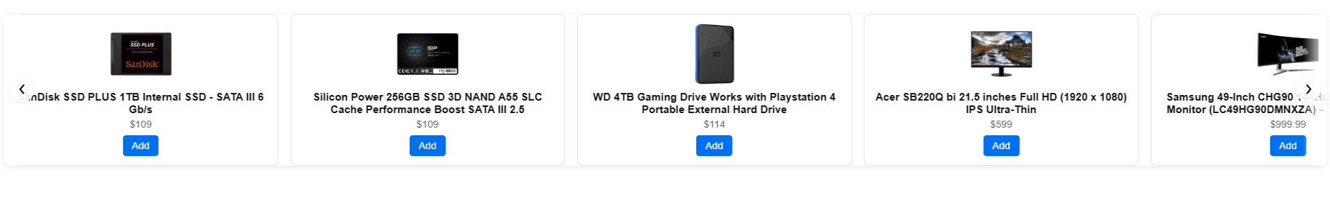 Widget Demo