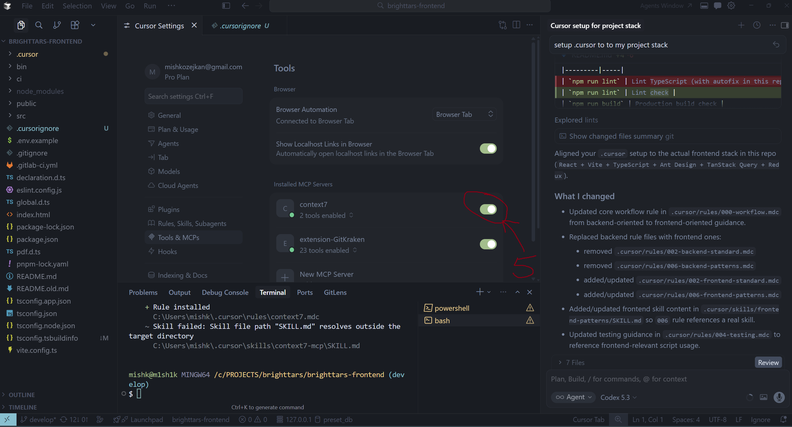 Step 4 - Context7 Enabled